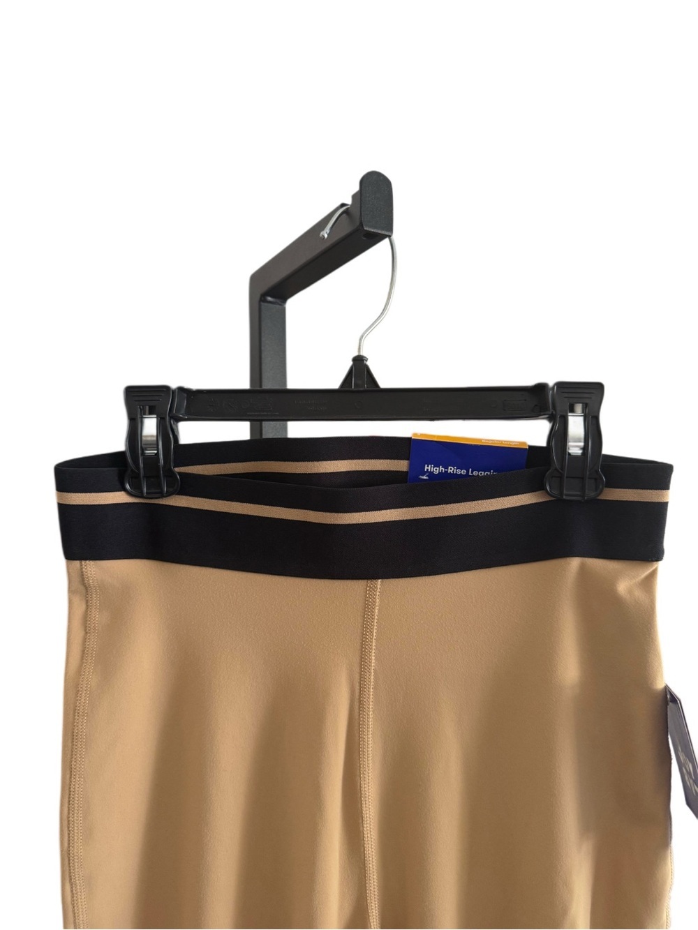 JoyLab Camel High Waist Flared Leg Front Slit Elastic Waist Leggings Small - Picture 2 of 9
